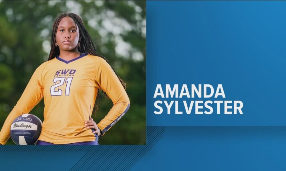 Amanda Sylvester, a promising African American athlete who tragically passed away after collapsing during volleyball practice.