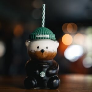 glass-teddy-bear-starbucks-cup Glass Starbucks Bearista Cold Cup  