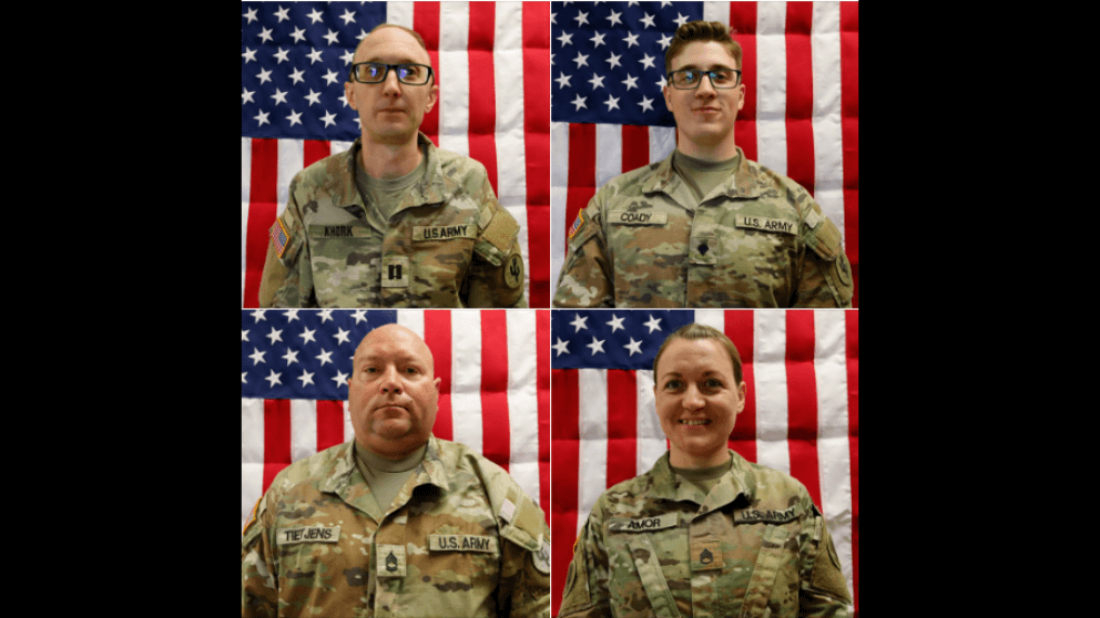 Pentagon Identifies Four Army Reserve Soldiers Killed during Operation Epic Fury in Kuwait cody-khork-noah-tietjens-nicole-amor-and-declan-coady